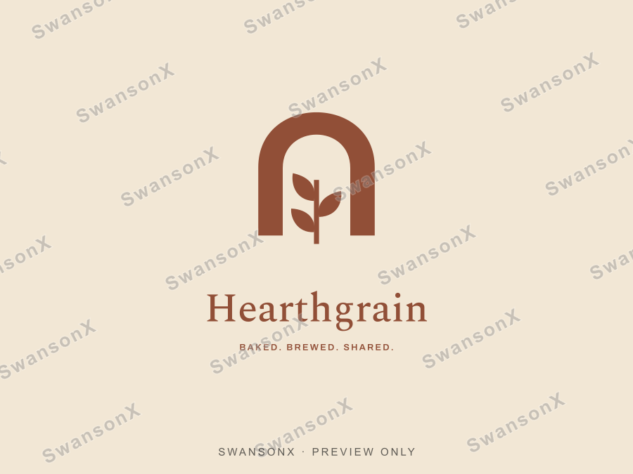 Hearthgrain combined logo preview