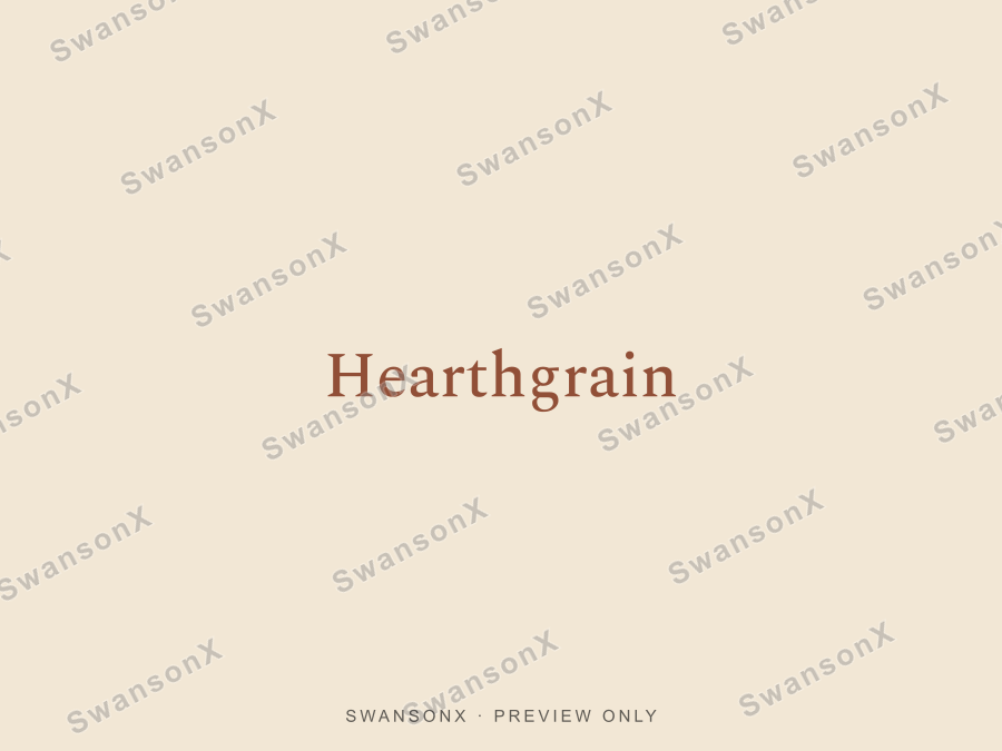 Hearthgrain brandmark / wordmark preview