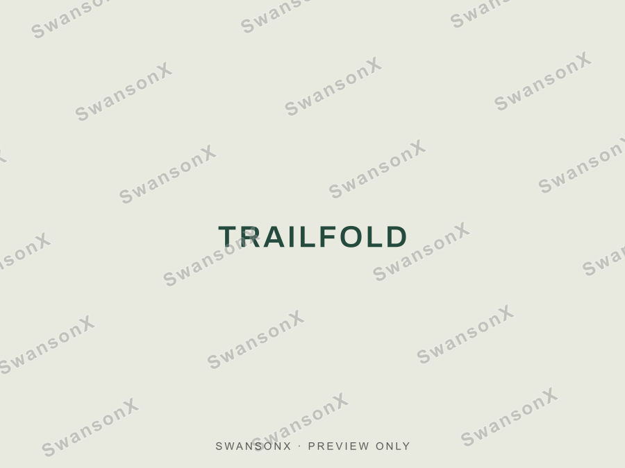 Trailfold brandmark / wordmark preview