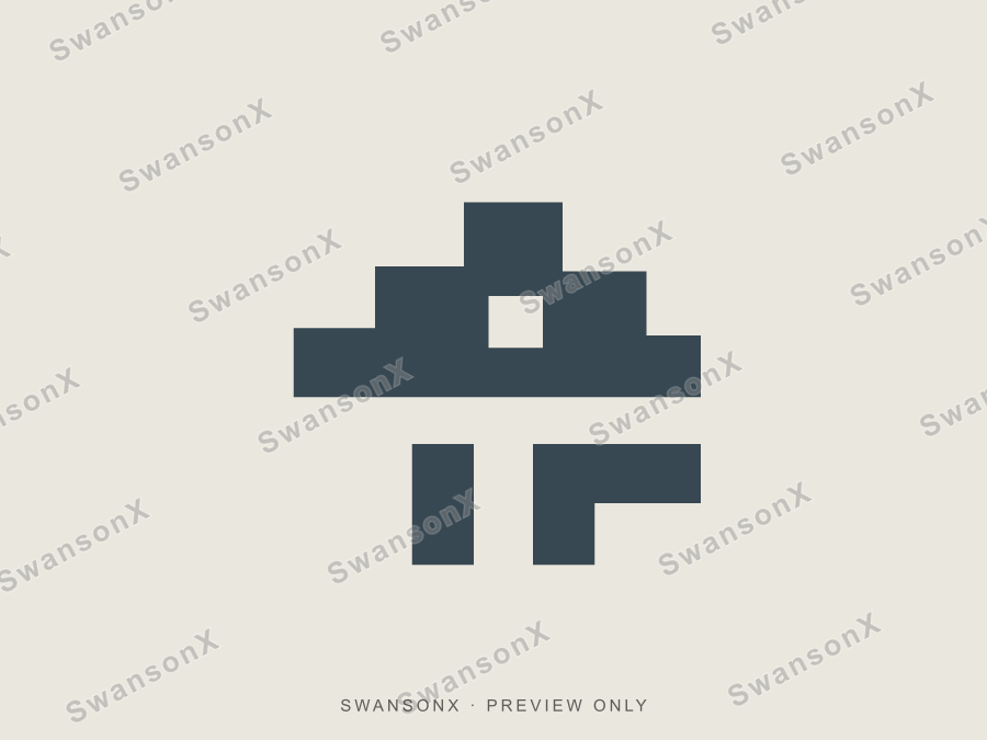 Courtyard steps logo mark preview