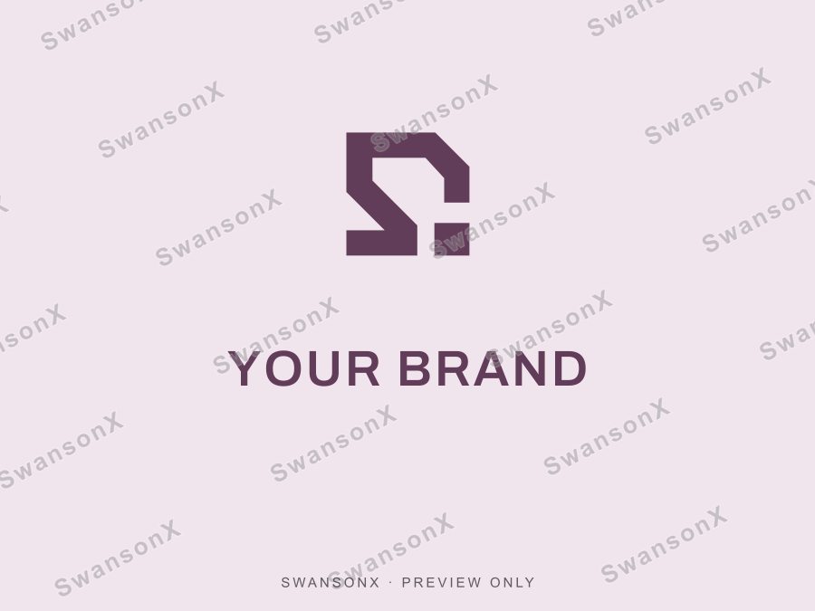 Cut-paper turn combined logo preview