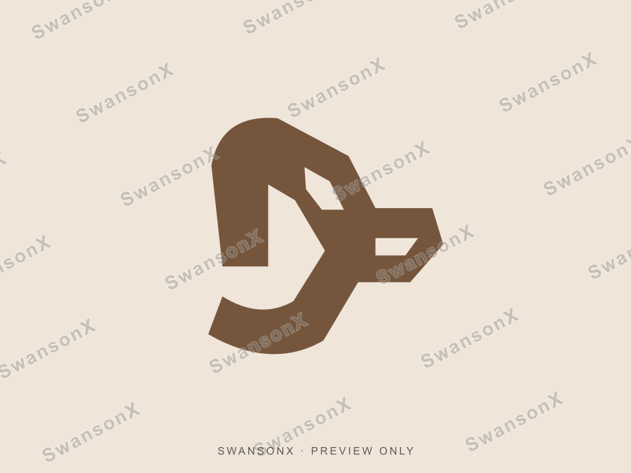Nose and nudge logo mark preview
