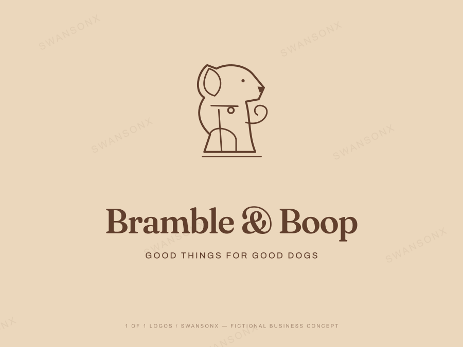 Bramble & Boop combined logo preview
