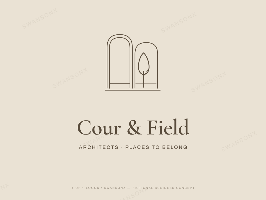 Cour & Field combined logo preview