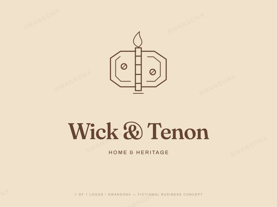 Wick & Tenon combined logo preview