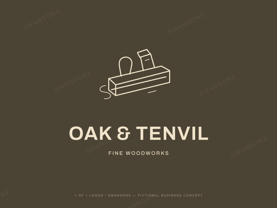 OAK & TENVIL combined logo preview