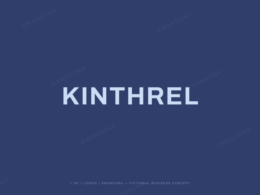 KINTHREL brandmark / wordmark preview