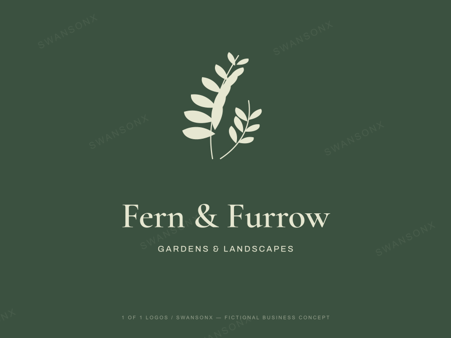 Fern & Furrow combined logo preview